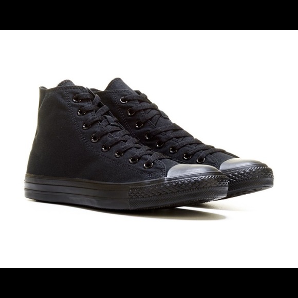 chuck taylor all star black high top converse - Picture 3 of 3